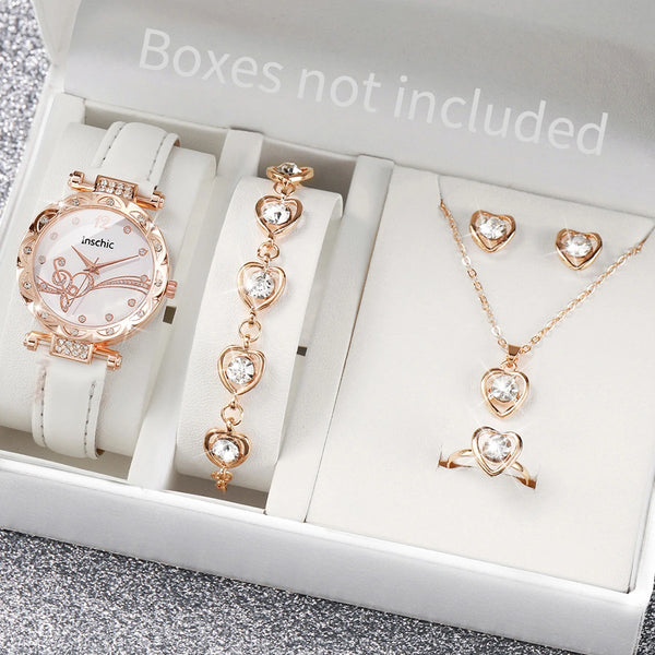 Glam Time Jewelry Watch Set